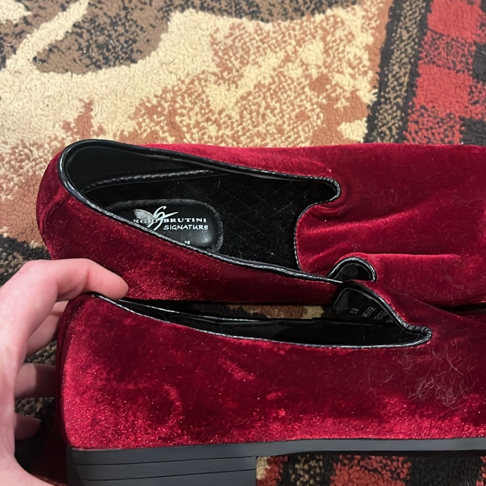 Mens Giorgio Brutini velvet loafer - Picture 4 of 7